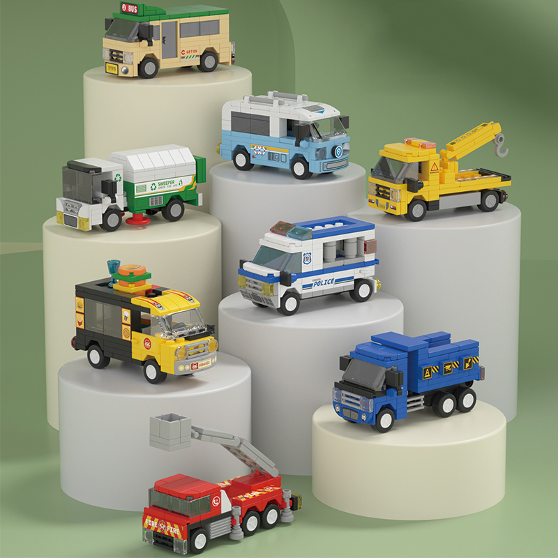 Interior Design Lego - 8 Brinquedos de Quebra-Cabeça, Blocos de