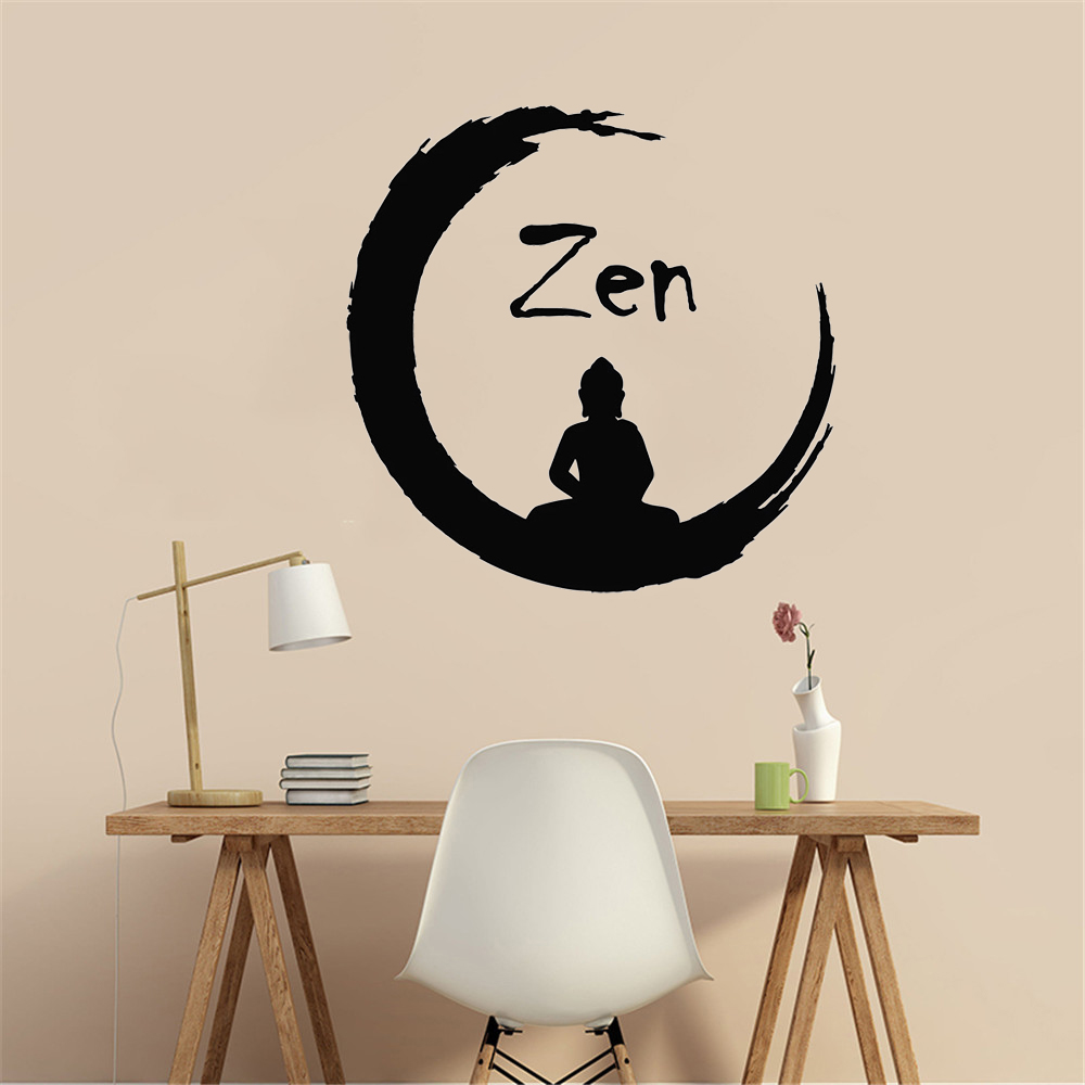 Interior Design Zen - Meditação budista buda yoga zen adesivos