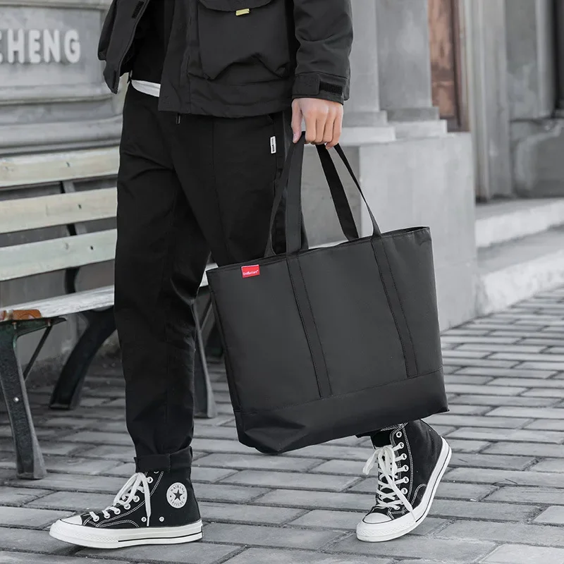 Interior Design Japanese - Bolsa masculina japonesa tote oxford pano