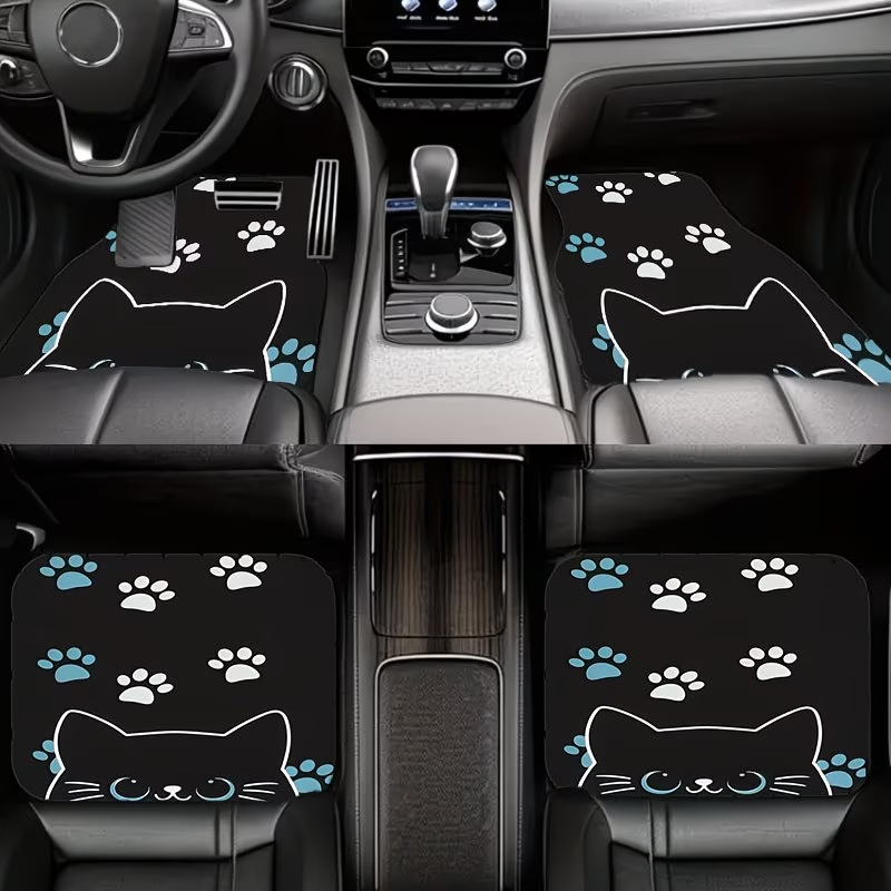 Interior Design Style Quiz - Conjunto de 4 Tapetes para Carro