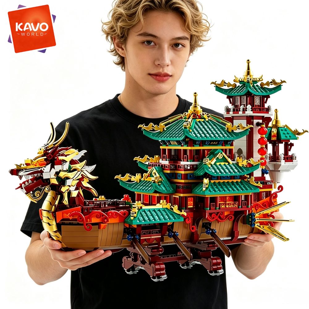 Interior Design Lego - KAVOWORLD 2453 peças Blocos de Montar