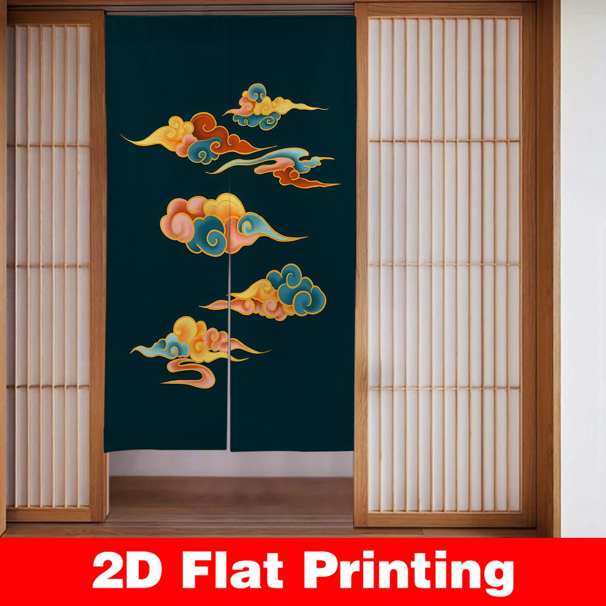 Interior Design Zen - Cortina de Porta Japonesa, Divisória de