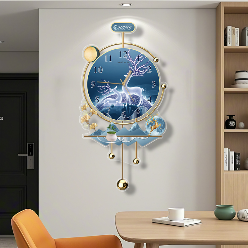 Interior Design Zen - Movimento de varredura zen relógio de