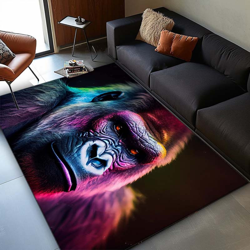 Tapete colorido de cara de gor - Interior Design Career avaliação e preço