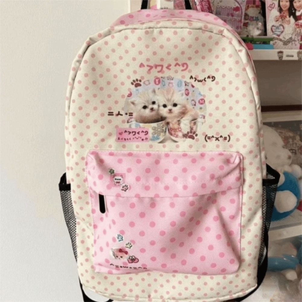 Kawaii contraste cor gato dot  - Interior Design Handbook avaliação e preço