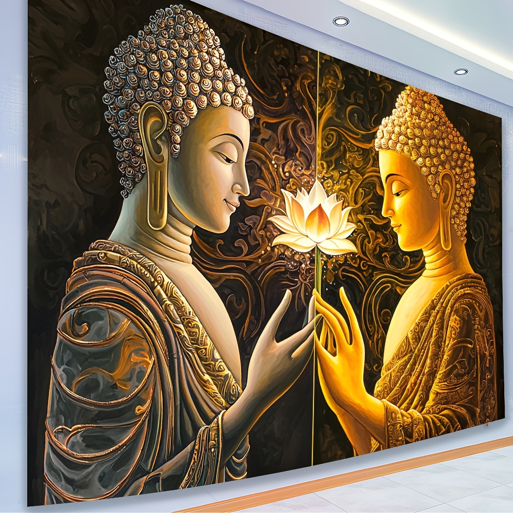 Buda lótus tapeçaria de parede - Interior Design Zen avaliação e preço