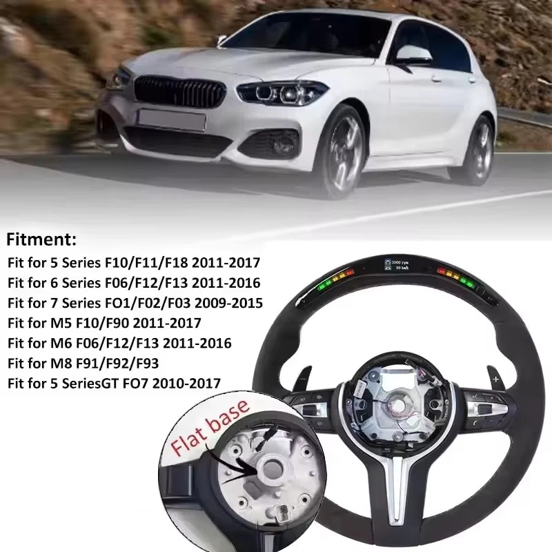 Volante de couro para BMW F10  - Interior Design App avaliação e preço