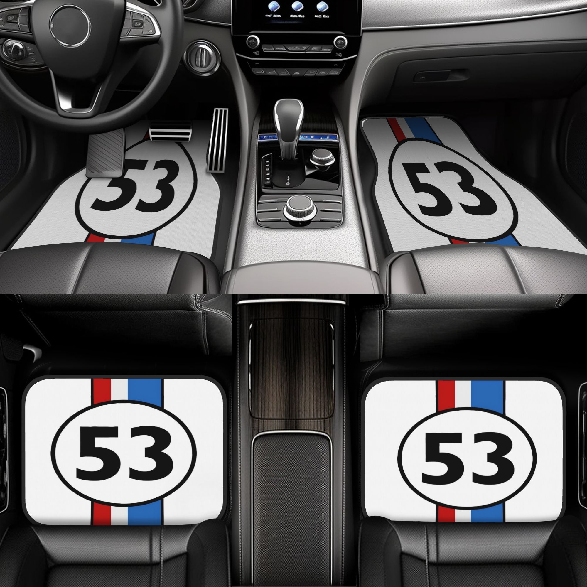 4pcs 53 HERBIE CAR DESIGN Tape - Interior Design Career avaliação e preço