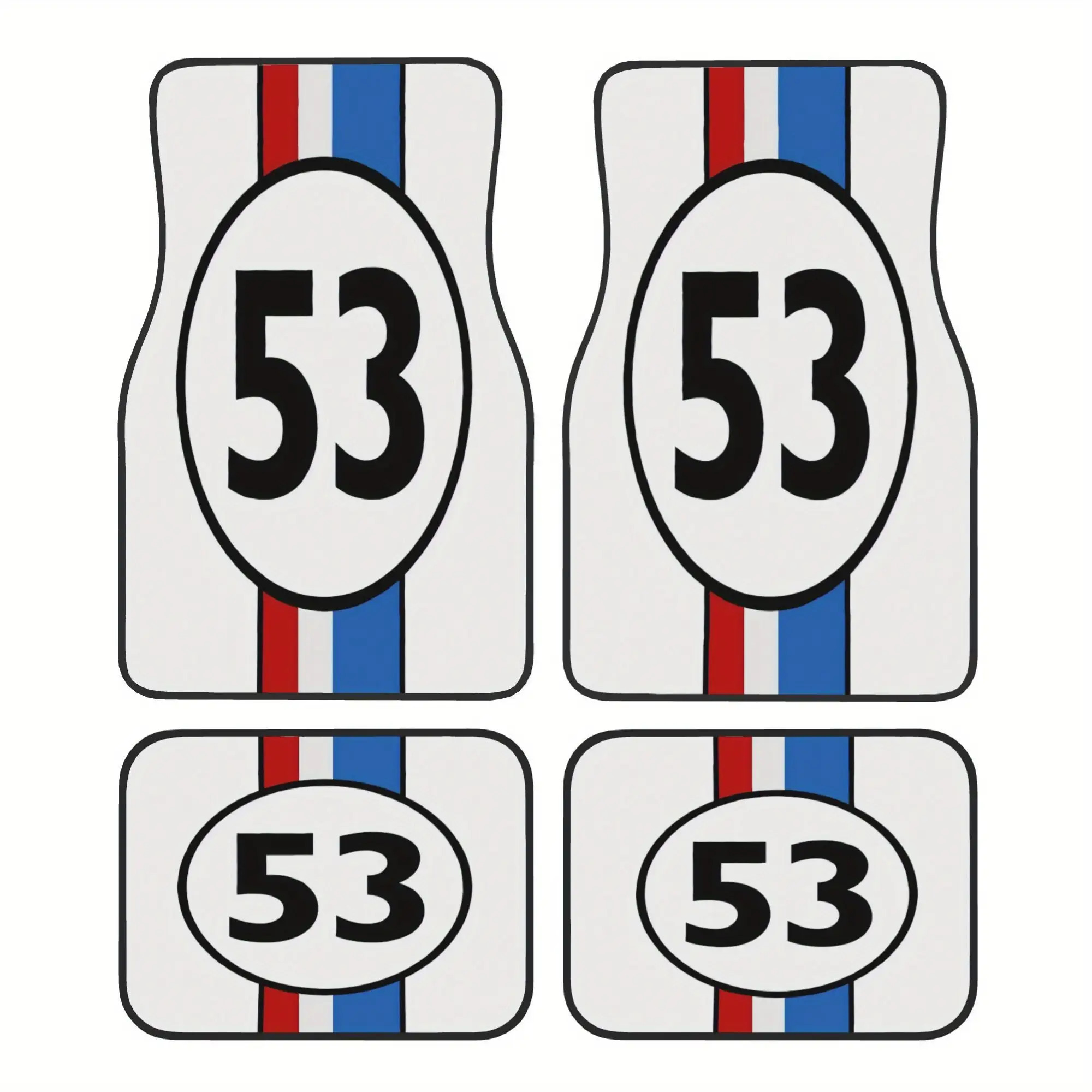 4pcs 53 HERBIE CAR DESIGN Tape - Interior Design Career avaliação e preço