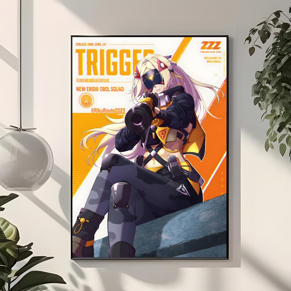 Pôster Sharp Attacker Trigger  - Interior Design Zoning avaliação e preço