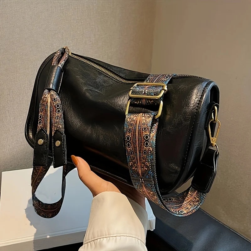 Bolsa crossbody com zíper com  - Interior Design Graphic Design avaliação e preço