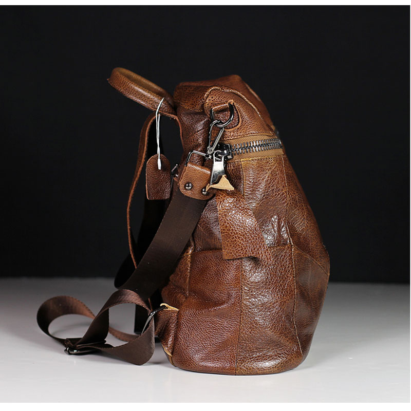 IPinee-Mochila de couro genuín - Interior Design School avaliação e preço