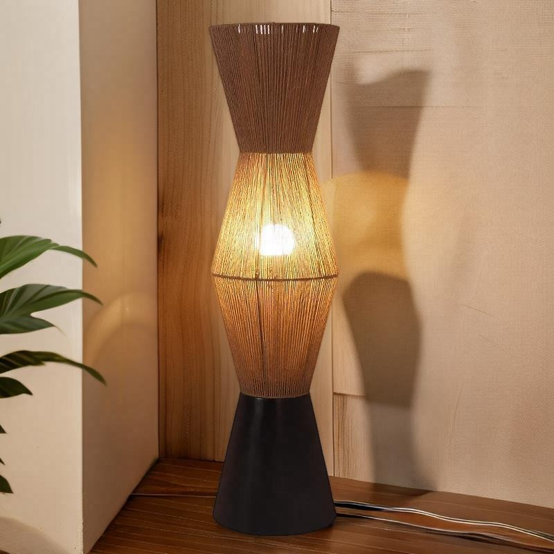 Luminária de Chão em Rattan Es - Interior Design Japanese avaliação e preço