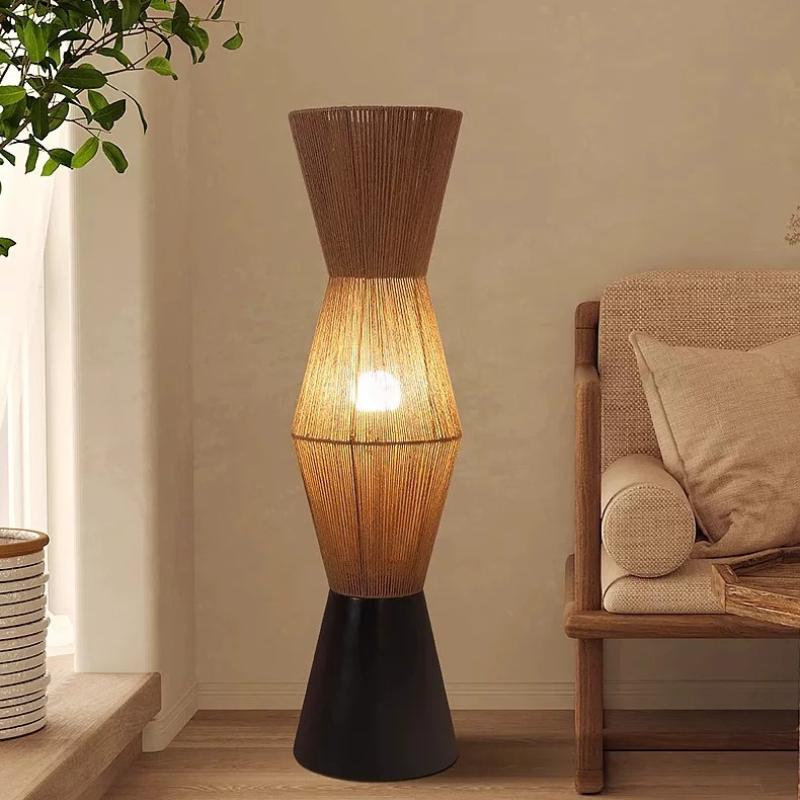 Luminária de Chão em Rattan Es - Interior Design Japanese avaliação e preço