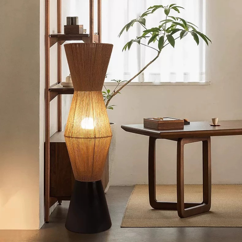 Luminária de Chão em Rattan Es - Interior Design Japanese avaliação e preço